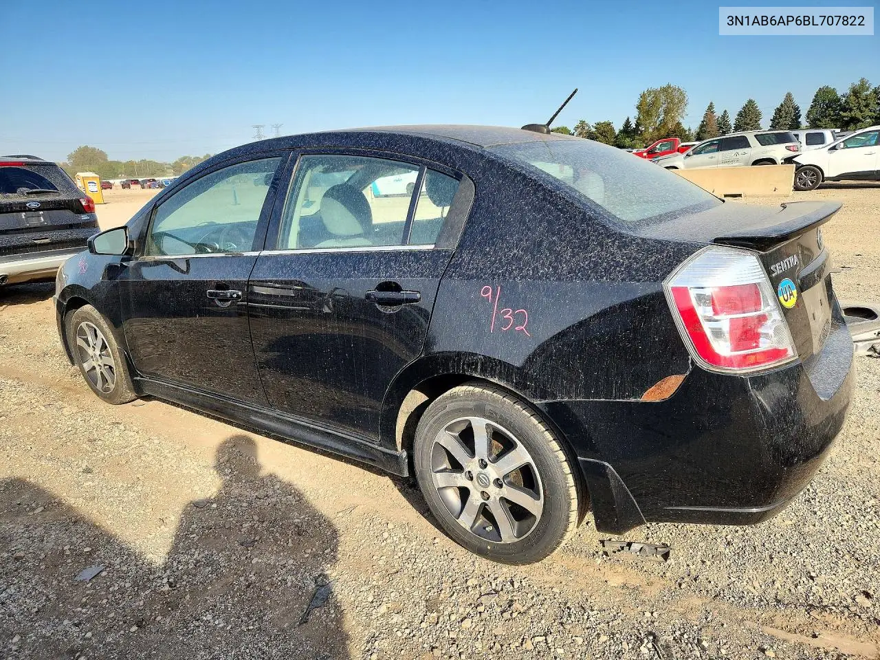 2011 NISSAN SENTRA VIN 3N1AB6AP6BL707822 — фото 2