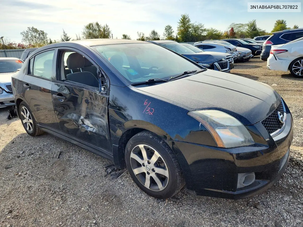 2011 NISSAN SENTRA VIN 3N1AB6AP6BL707822 — фото 4