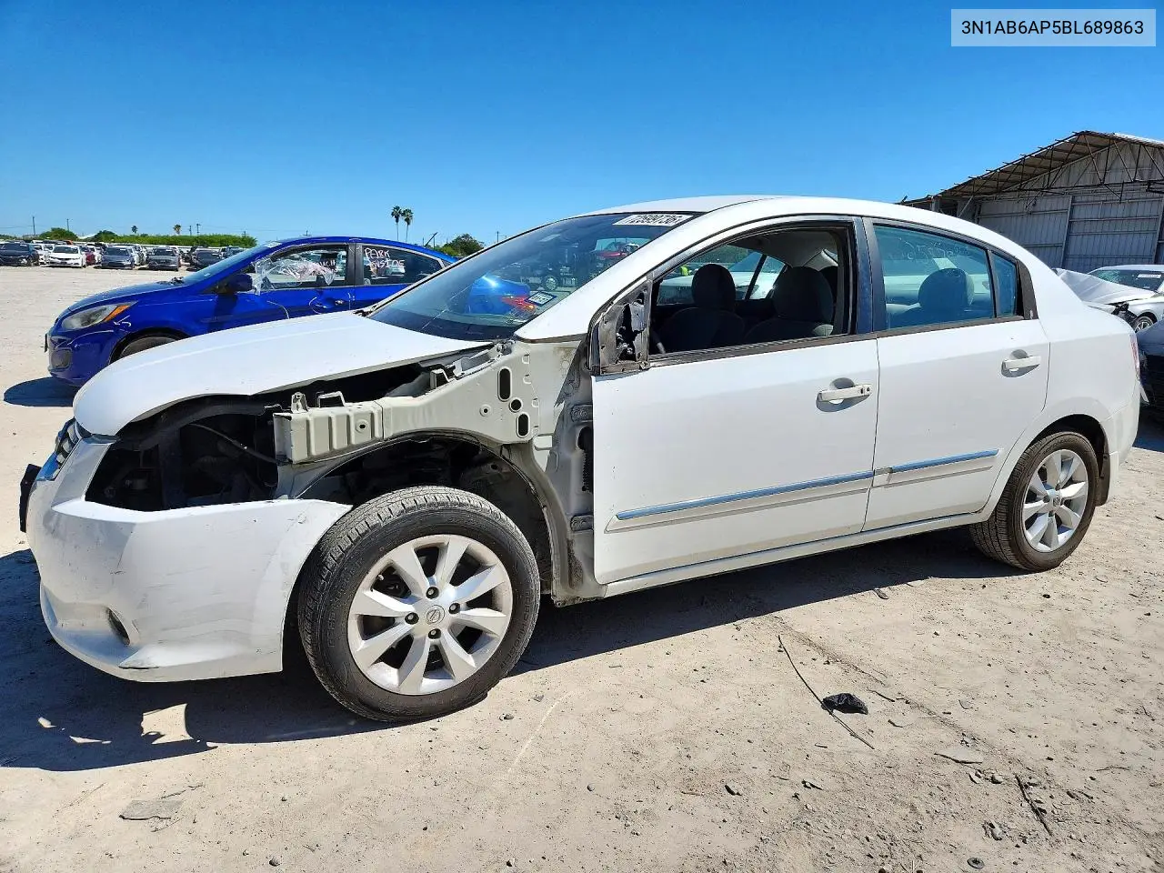 NISSAN SENTRA 2011, VIN 3N1AB6AP5BL689863