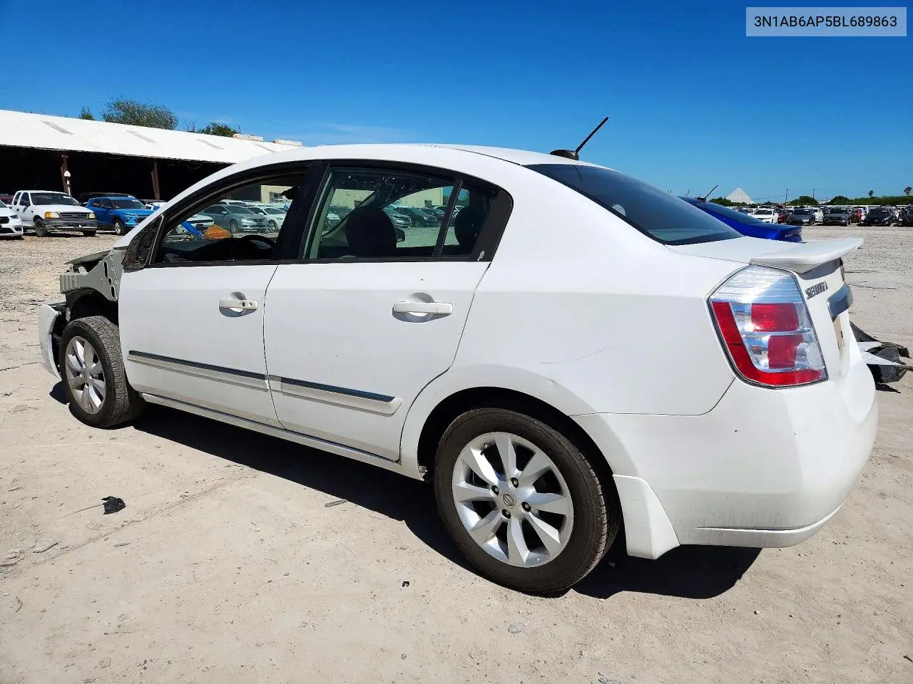 2011 NISSAN SENTRA VIN 3N1AB6AP5BL689863 — фото 2