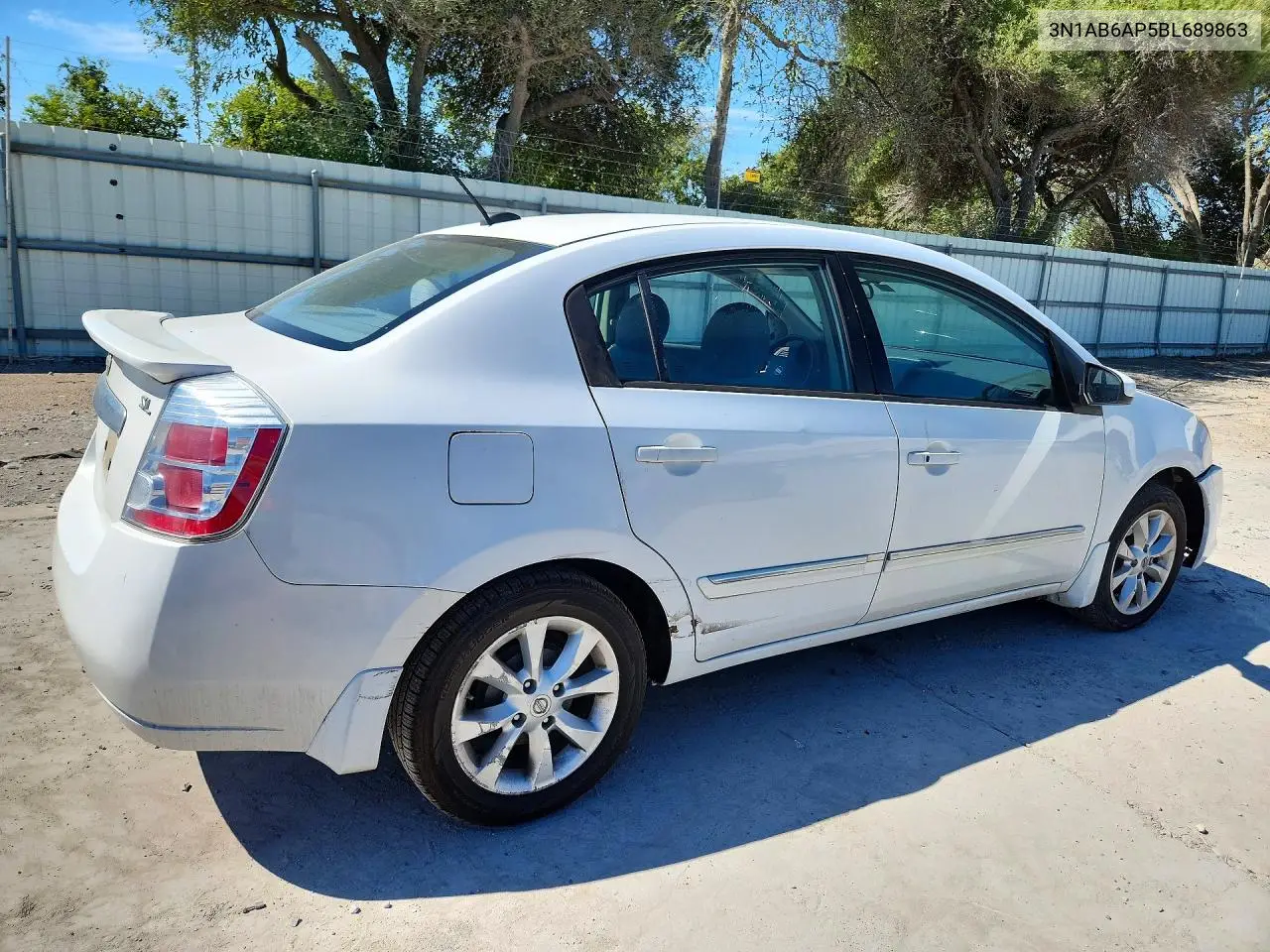 2011 NISSAN SENTRA VIN 3N1AB6AP5BL689863 — фото 3