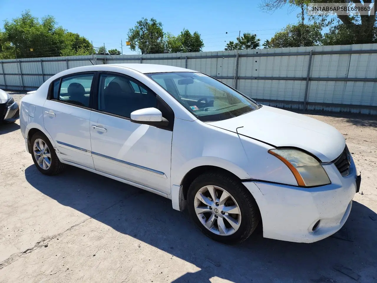 2011 NISSAN SENTRA VIN 3N1AB6AP5BL689863 — фото 4