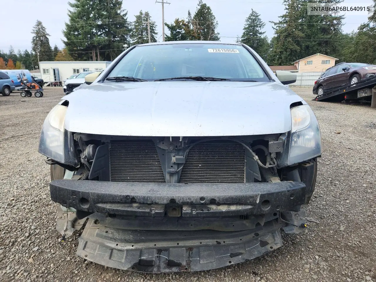 2011 NISSAN SENTRA VIN 3N1AB6AP6BL640915 — фото 5