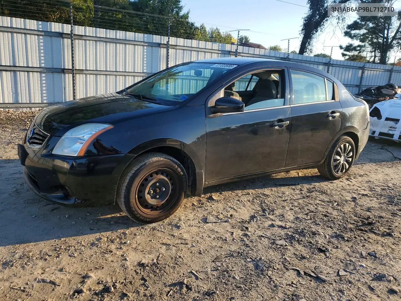 NISSAN SENTRA 2011, VIN 3N1AB6AP9BL712710