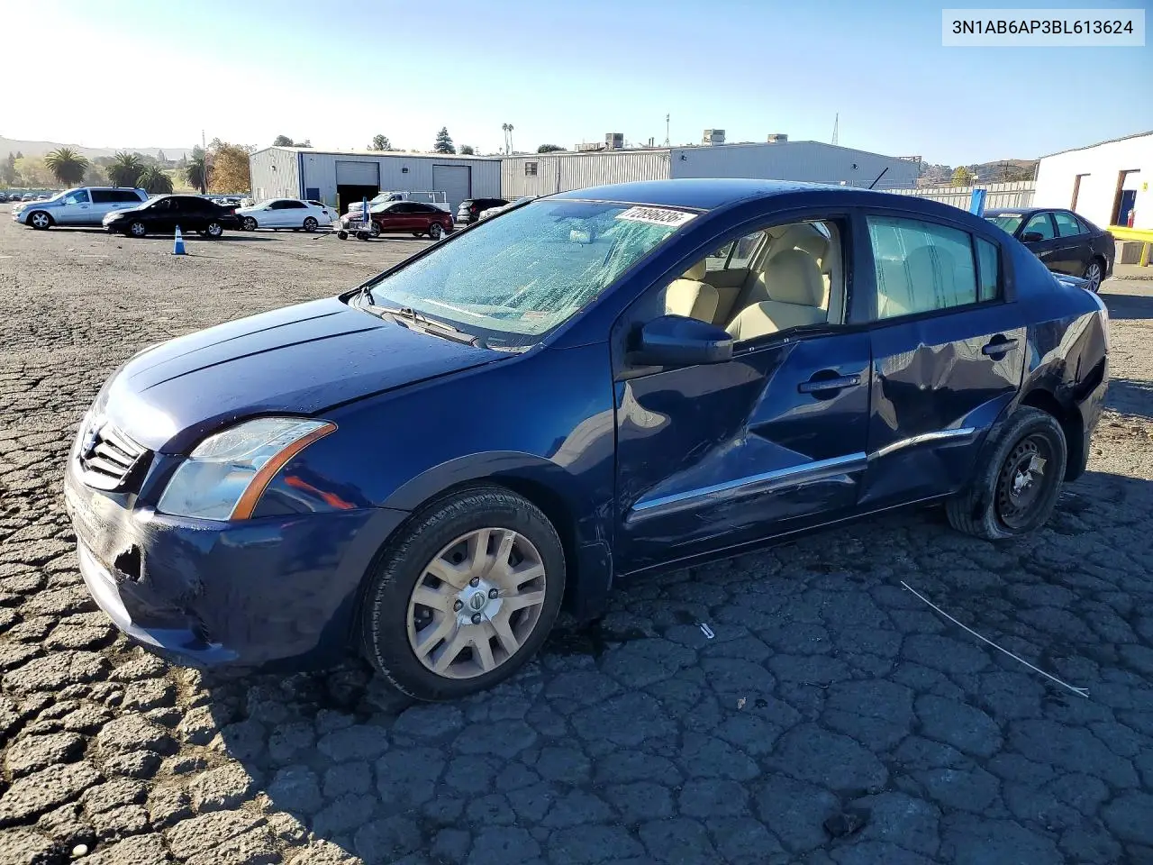 NISSAN SENTRA 2011, VIN 3N1AB6AP3BL613624