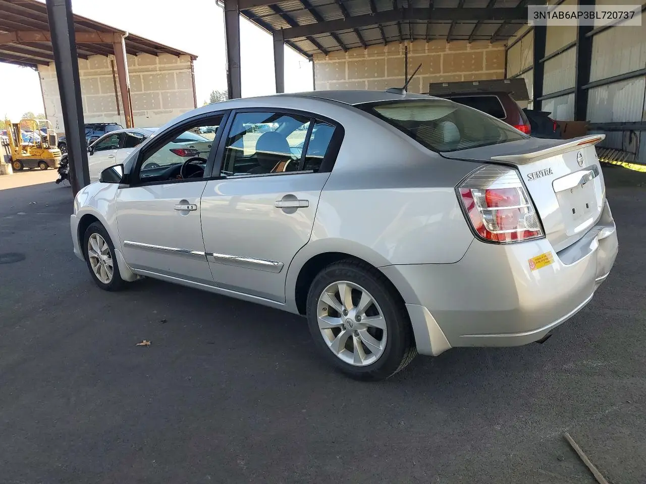 2011 NISSAN SENTRA VIN 3N1AB6AP3BL720737 — фото 2