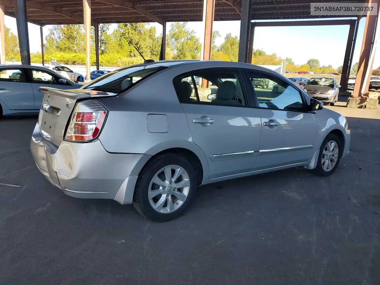 2011 NISSAN SENTRA VIN 3N1AB6AP3BL720737 — фото 3