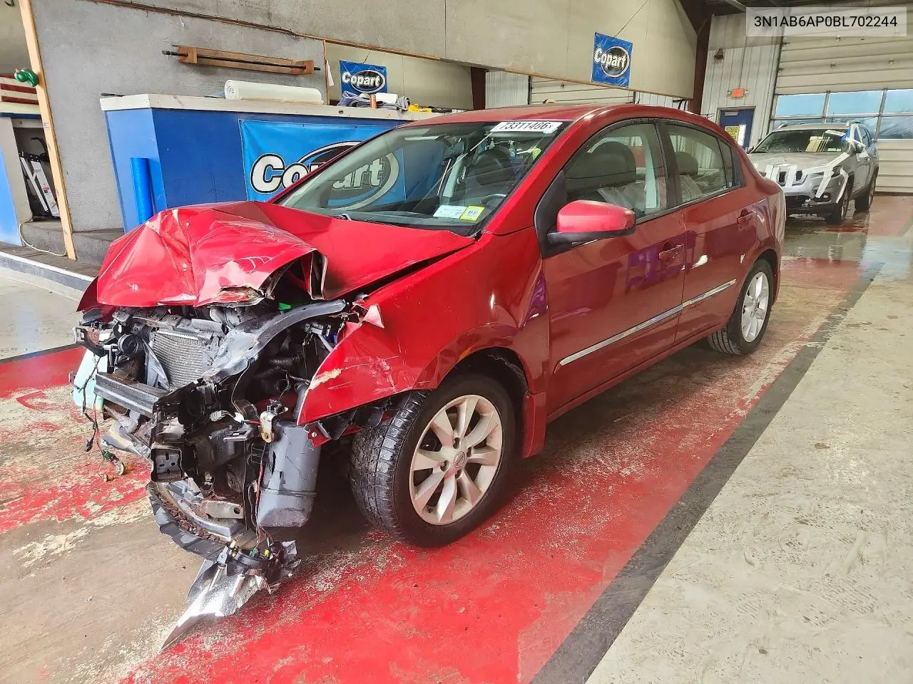 NISSAN SENTRA 2011, VIN 3N1AB6AP0BL702244