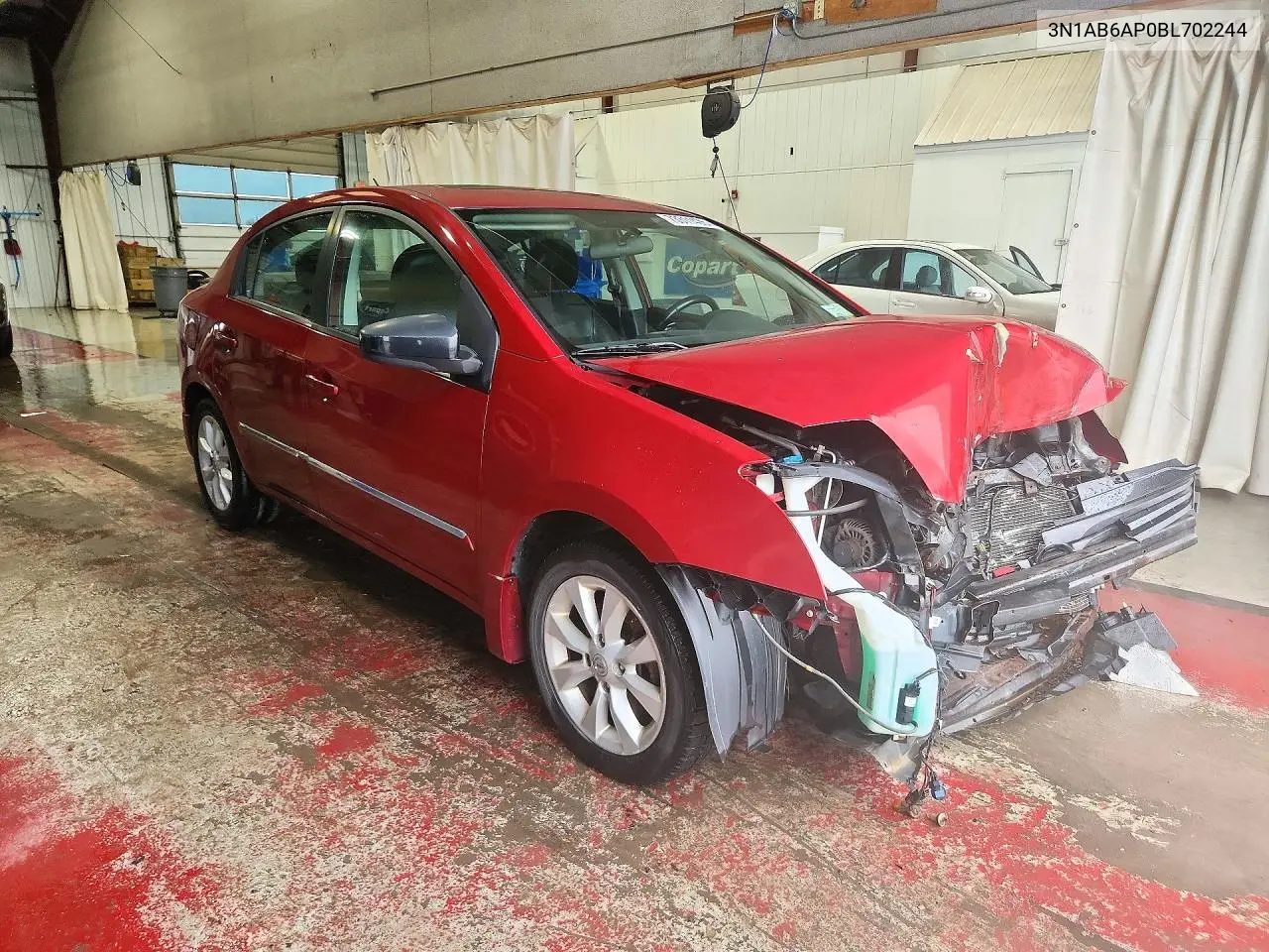 2011 NISSAN SENTRA VIN 3N1AB6AP0BL702244 — фото 4