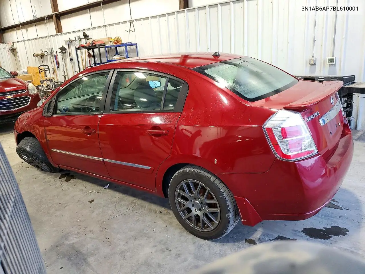 2011 NISSAN SENTRA VIN 3N1AB6AP7BL610001 — фото 2