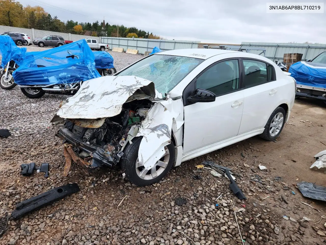 NISSAN SENTRA 2011, VIN 3N1AB6AP8BL710219
