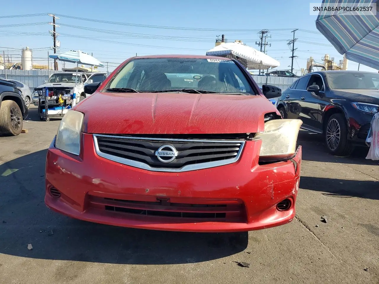 2012 NISSAN SENTRA VIN 3N1AB6AP9CL662537 — фото 5