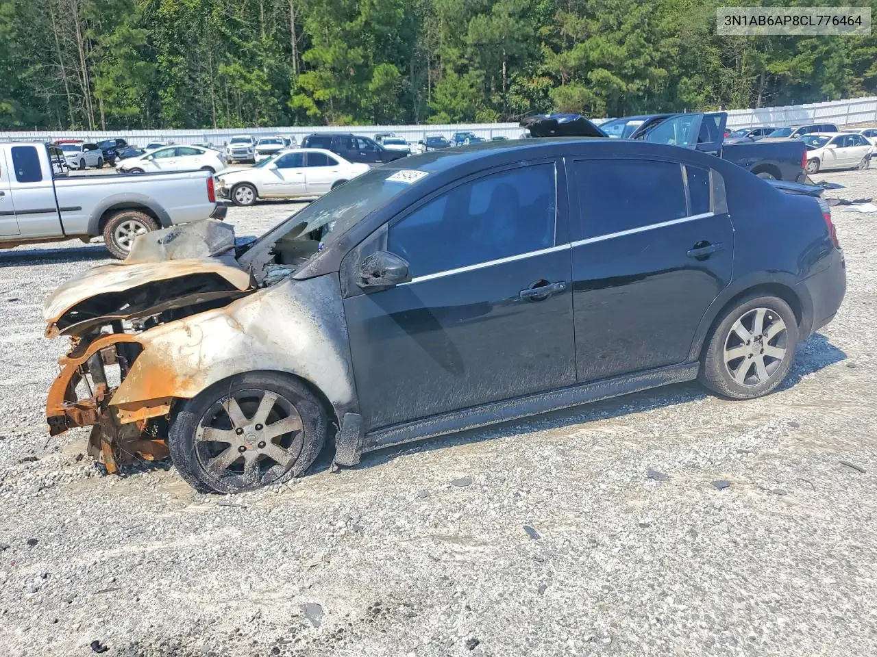 NISSAN SENTRA 2012, VIN 3N1AB6AP8CL776464