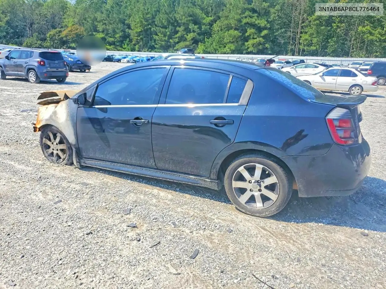 2012 NISSAN SENTRA VIN 3N1AB6AP8CL776464 — фото 2