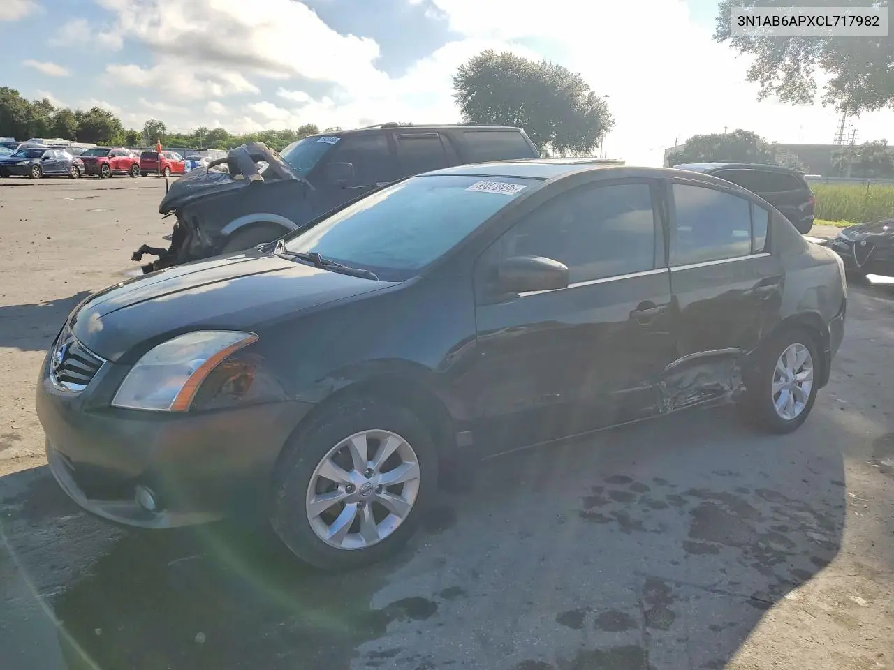 NISSAN SENTRA 2012, VIN 3N1AB6APXCL717982