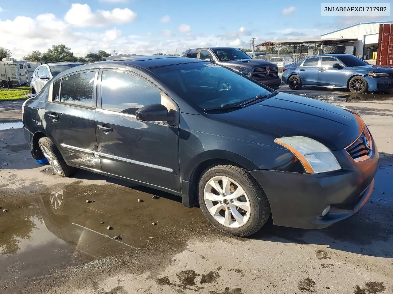2012 NISSAN SENTRA VIN 3N1AB6APXCL717982 — фото 4
