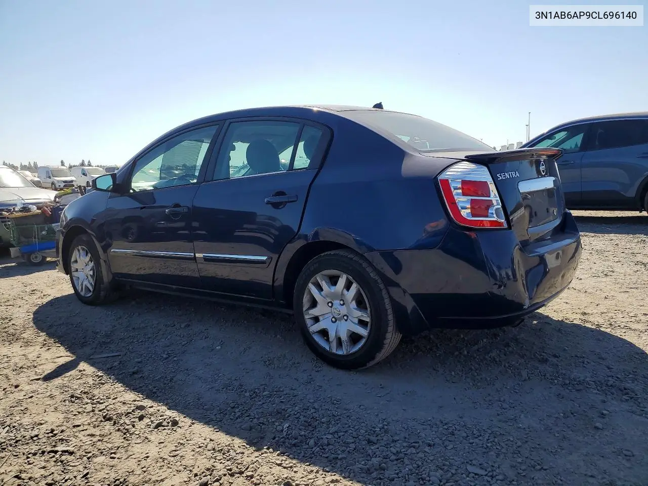 2012 NISSAN SENTRA VIN 3N1AB6AP9CL696140 — фото 2