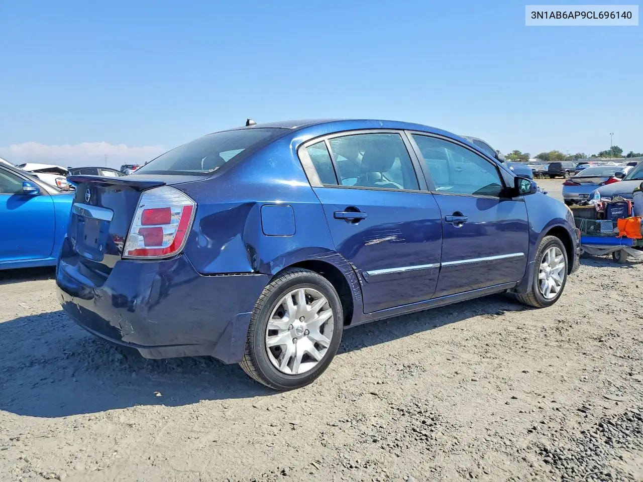 2012 NISSAN SENTRA VIN 3N1AB6AP9CL696140 — фото 3