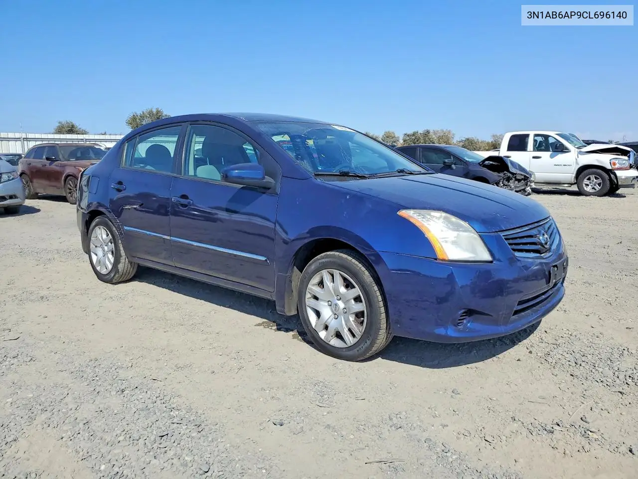 2012 NISSAN SENTRA VIN 3N1AB6AP9CL696140 — фото 4