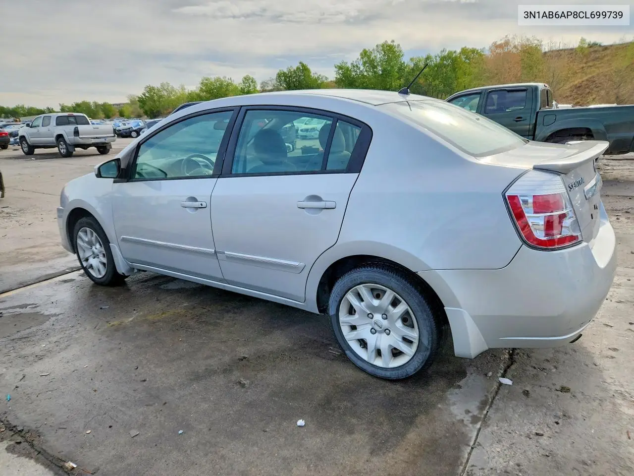 2012 NISSAN SENTRA VIN 3N1AB6AP8CL699739 — фото 2