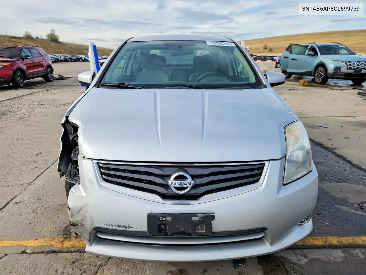 2012 NISSAN SENTRA VIN 3N1AB6AP8CL699739 — фото 5