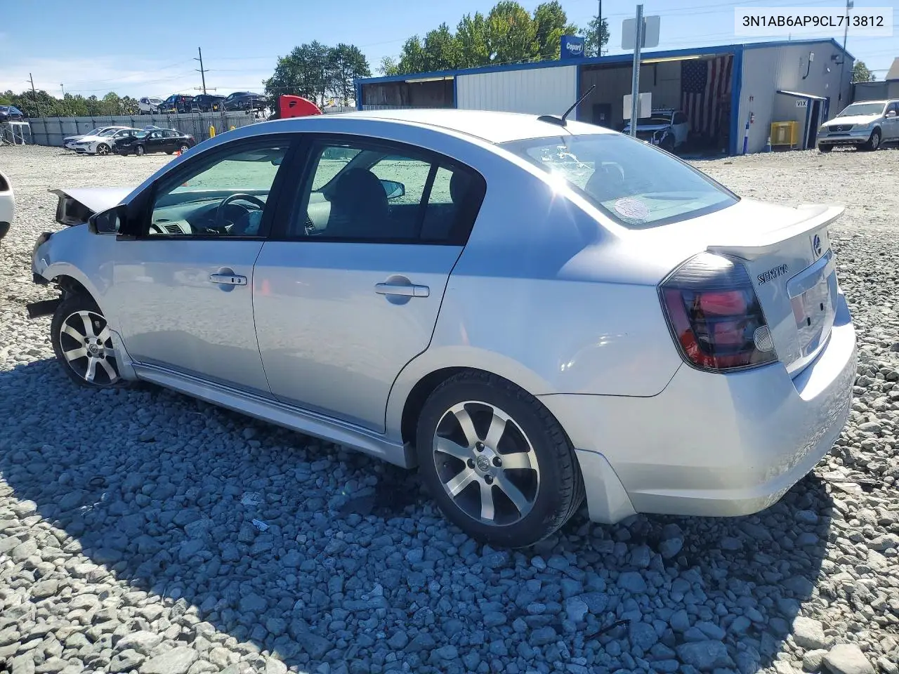2012 NISSAN SENTRA VIN 3N1AB6AP9CL713812 — фото 2