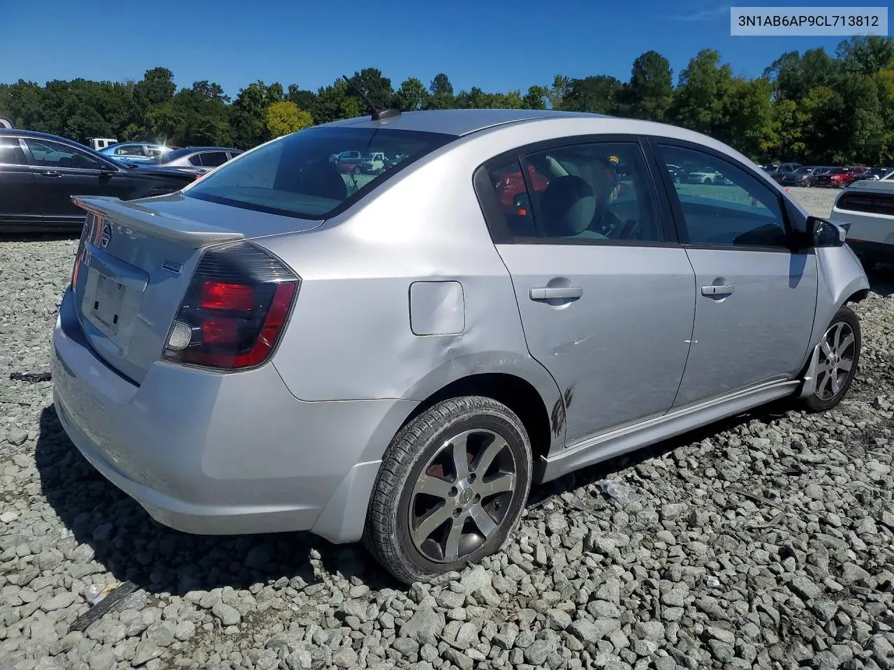 2012 NISSAN SENTRA VIN 3N1AB6AP9CL713812 — фото 3