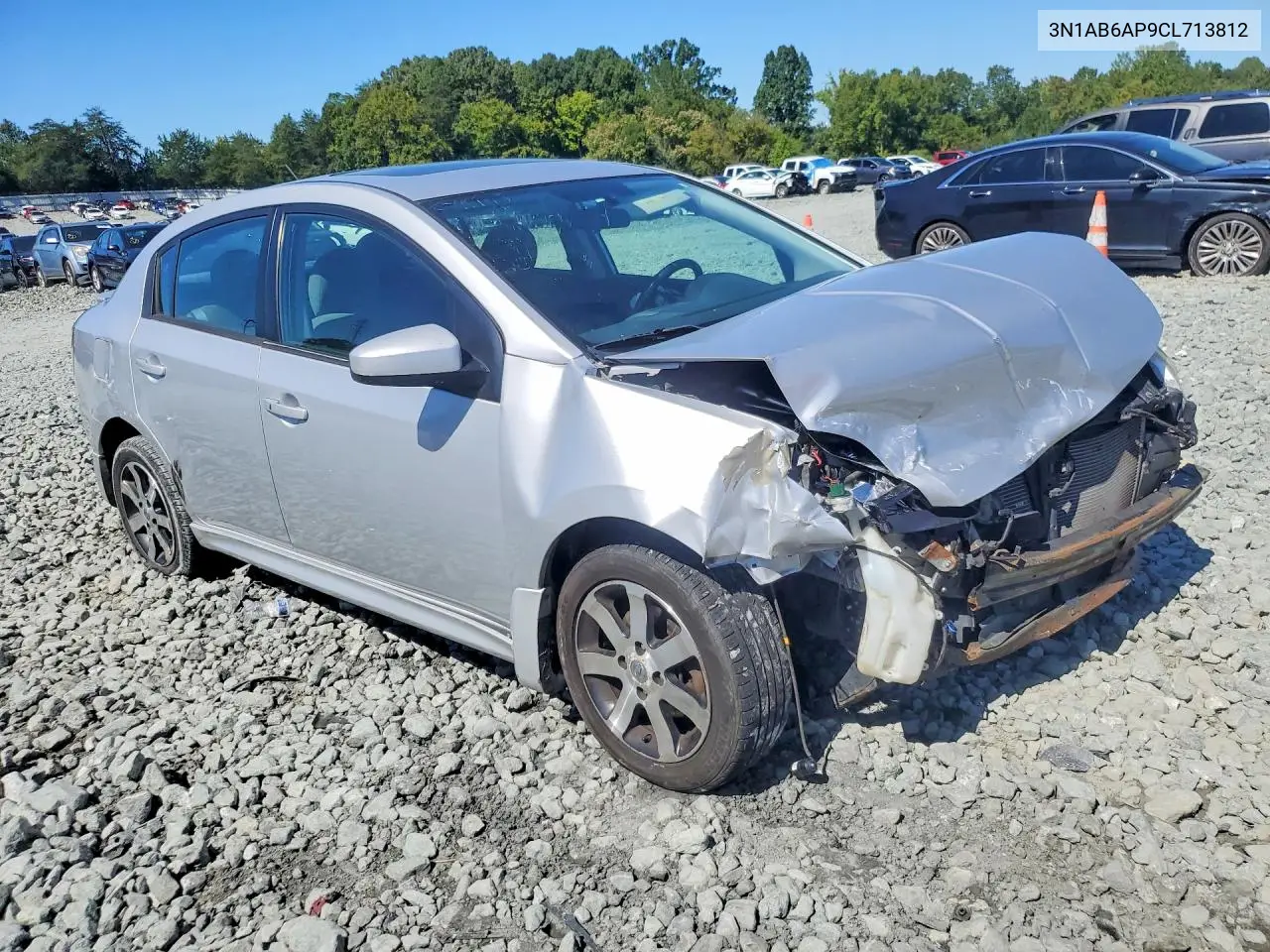 2012 NISSAN SENTRA VIN 3N1AB6AP9CL713812 — фото 4