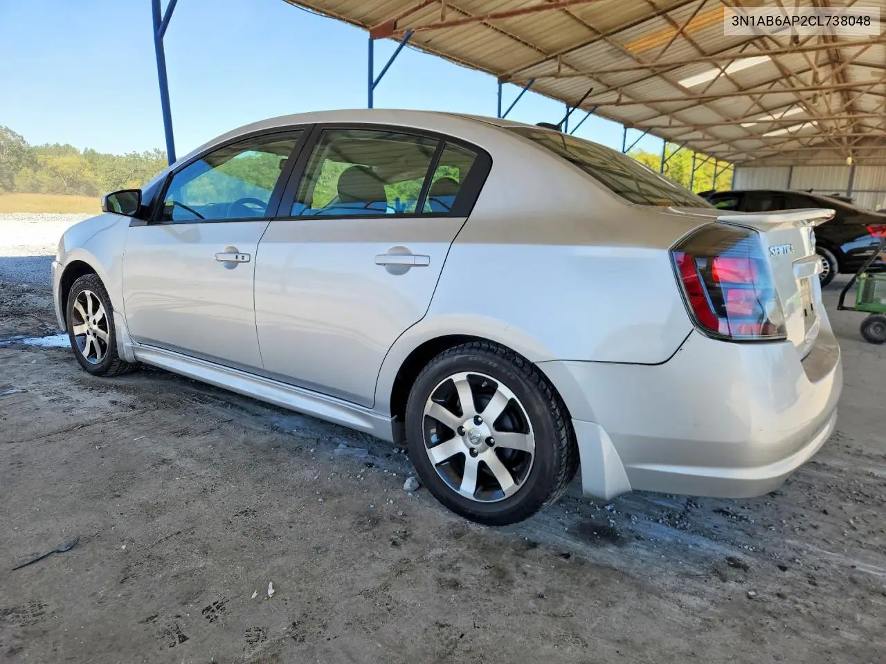 2012 NISSAN SENTRA VIN 3N1AB6AP2CL738048 — фото 2