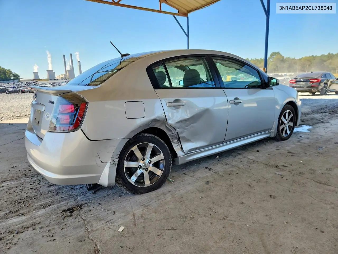 2012 NISSAN SENTRA VIN 3N1AB6AP2CL738048 — фото 3