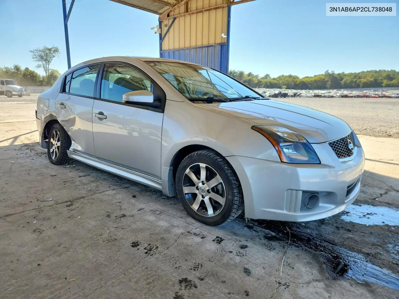 2012 NISSAN SENTRA VIN 3N1AB6AP2CL738048 — фото 4