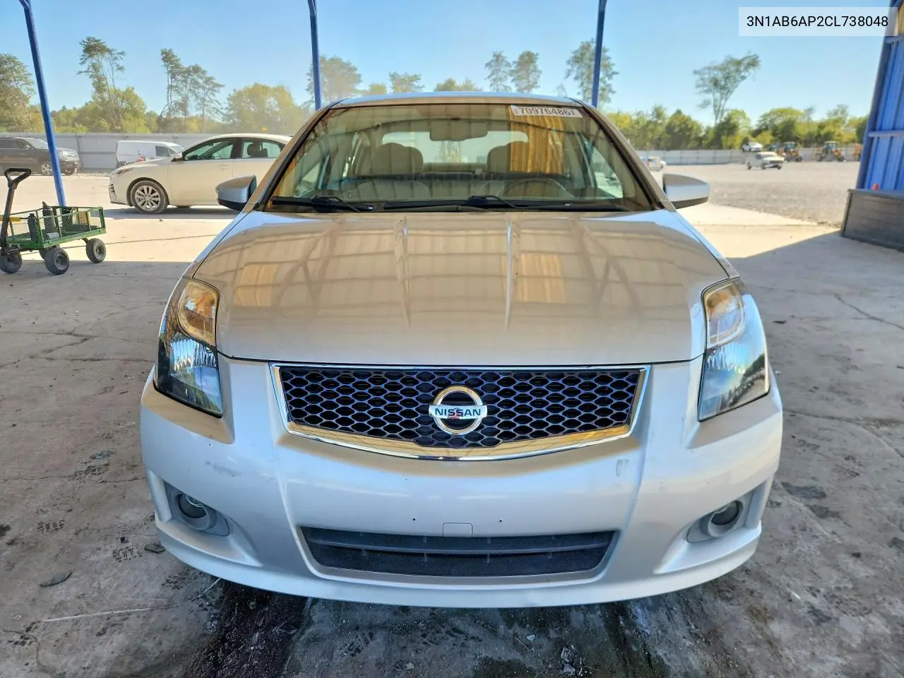 2012 NISSAN SENTRA VIN 3N1AB6AP2CL738048 — фото 5