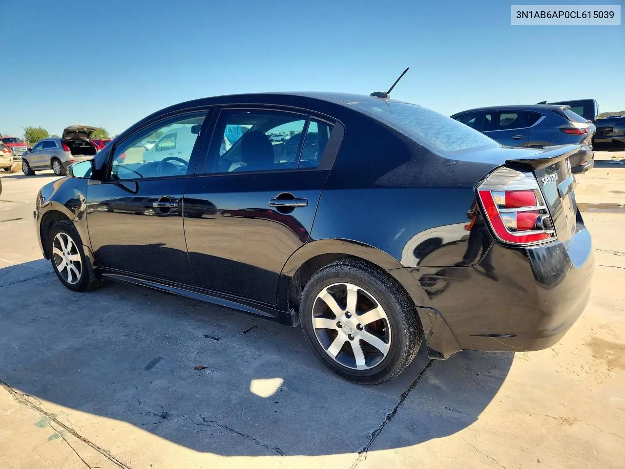 2012 NISSAN SENTRA VIN 3N1AB6AP0CL615039 — фото 2
