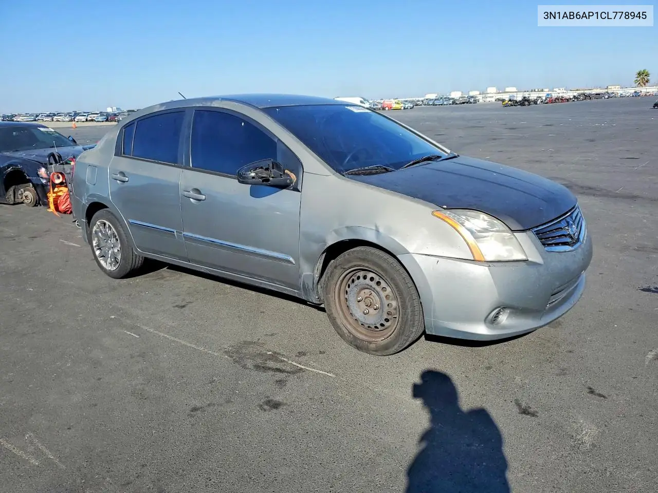 2012 NISSAN SENTRA VIN 3N1AB6AP1CL778945 — фото 4