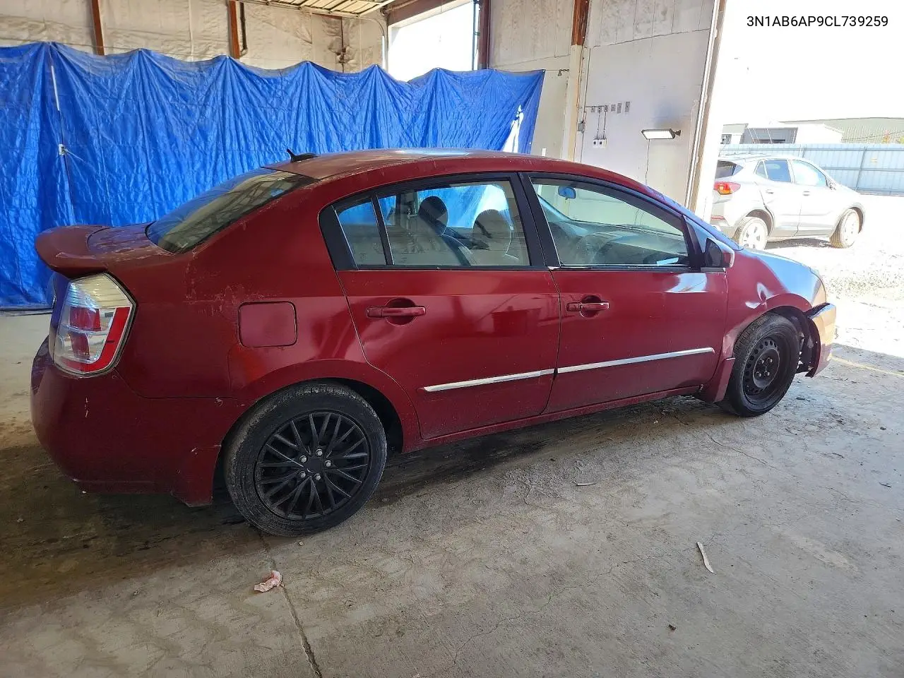 2012 NISSAN SENTRA VIN 3N1AB6AP9CL739259 — фото 3