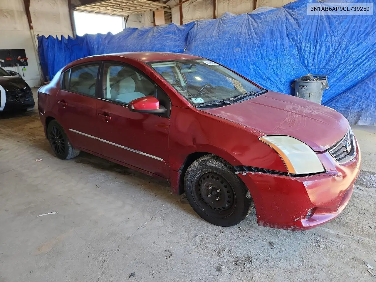 2012 NISSAN SENTRA VIN 3N1AB6AP9CL739259 — фото 4