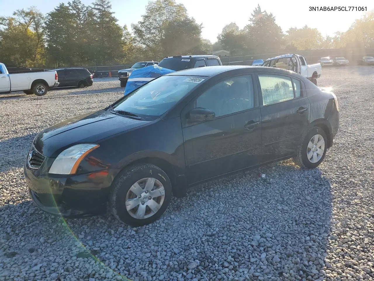 NISSAN SENTRA 2012, VIN 3N1AB6AP5CL771061