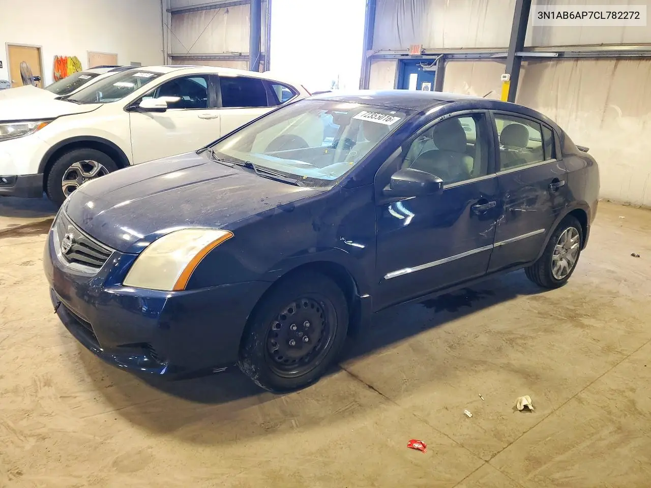 NISSAN SENTRA 2012, VIN 3N1AB6AP7CL782272