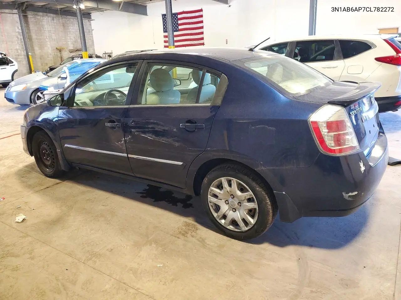 2012 NISSAN SENTRA VIN 3N1AB6AP7CL782272 — фото 2
