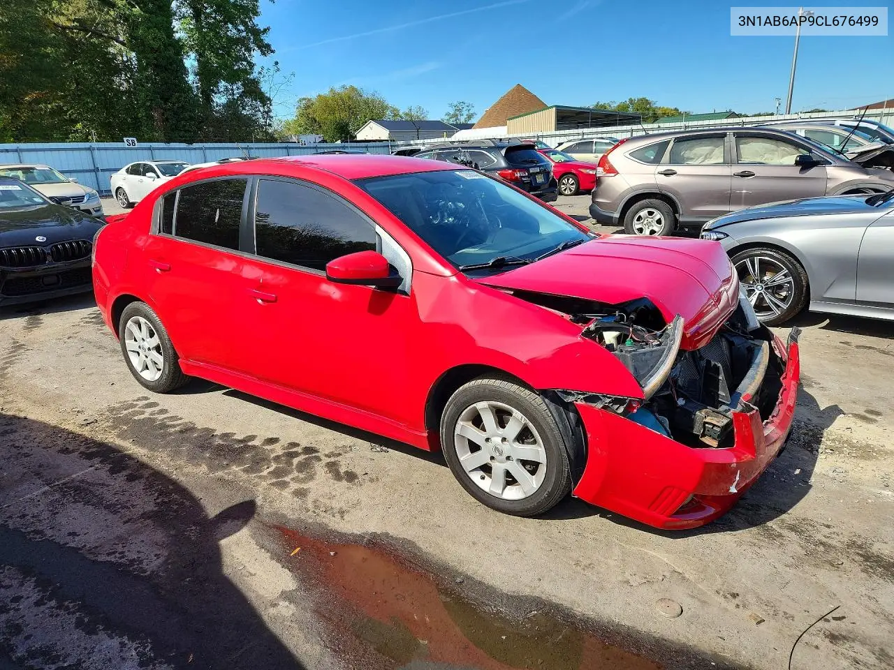 2012 NISSAN SENTRA VIN 3N1AB6AP9CL676499 — фото 4