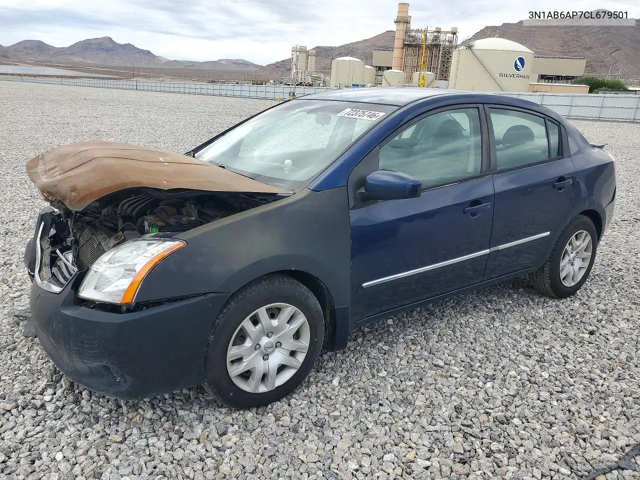 NISSAN SENTRA 2012, VIN 3N1AB6AP7CL679501