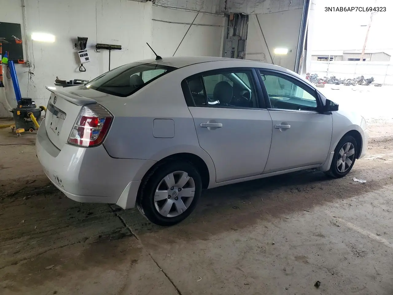 2012 NISSAN SENTRA VIN 3N1AB6AP7CL694323 — фото 3