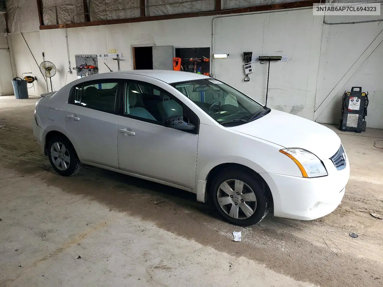 2012 NISSAN SENTRA VIN 3N1AB6AP7CL694323 — фото 4