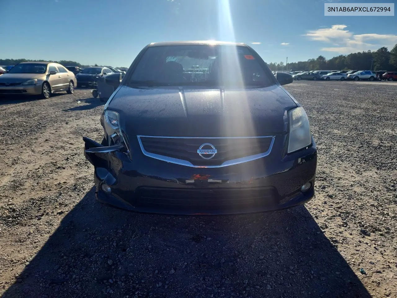 2012 NISSAN SENTRA VIN 3N1AB6APXCL672994 — фото 5