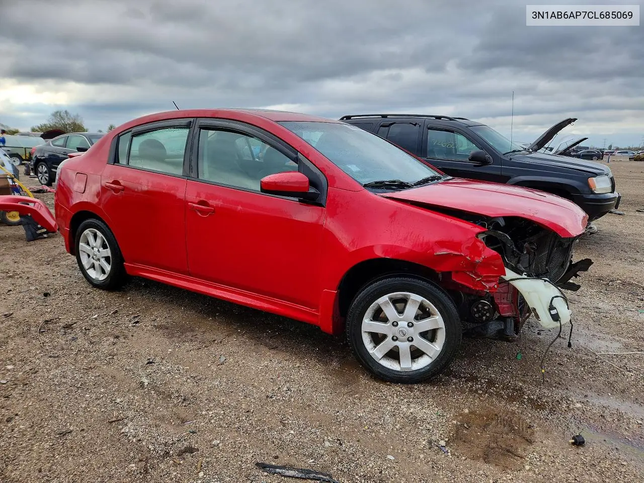 2012 NISSAN SENTRA VIN 3N1AB6AP7CL685069 — фото 4