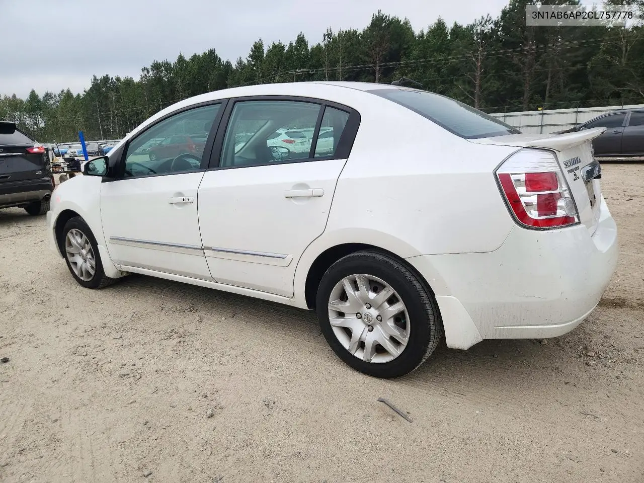 2012 NISSAN SENTRA VIN 3N1AB6AP2CL757778 — фото 2