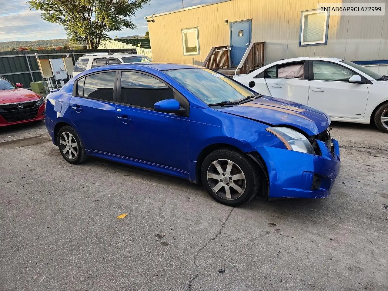 2012 NISSAN SENTRA VIN 3N1AB6AP9CL672999 — фото 4