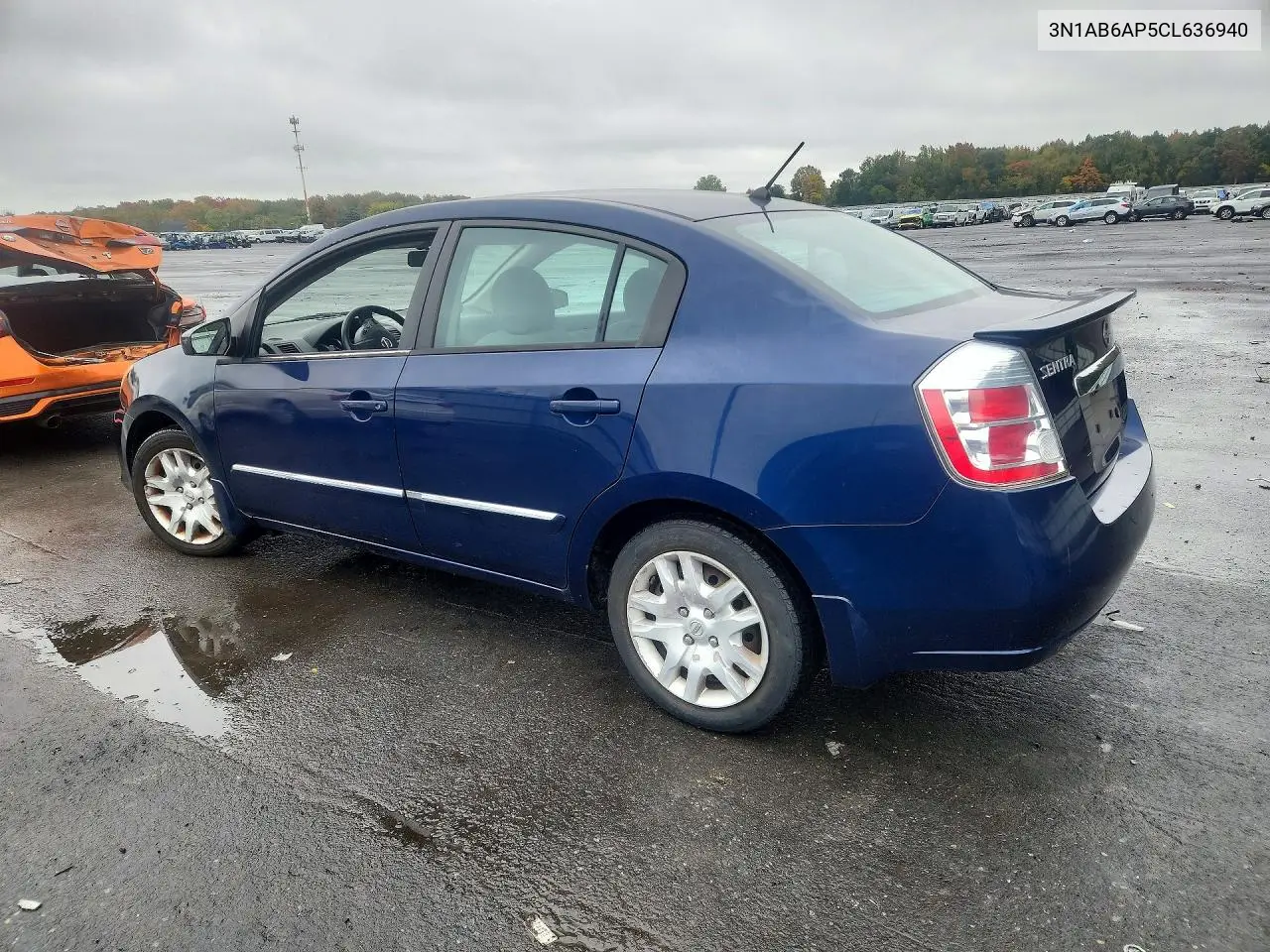 2012 NISSAN SENTRA VIN 3N1AB6AP5CL636940 — фото 2