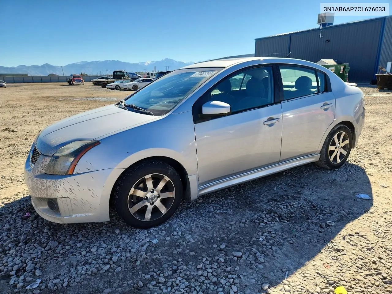 NISSAN SENTRA 2012, VIN 3N1AB6AP7CL676033