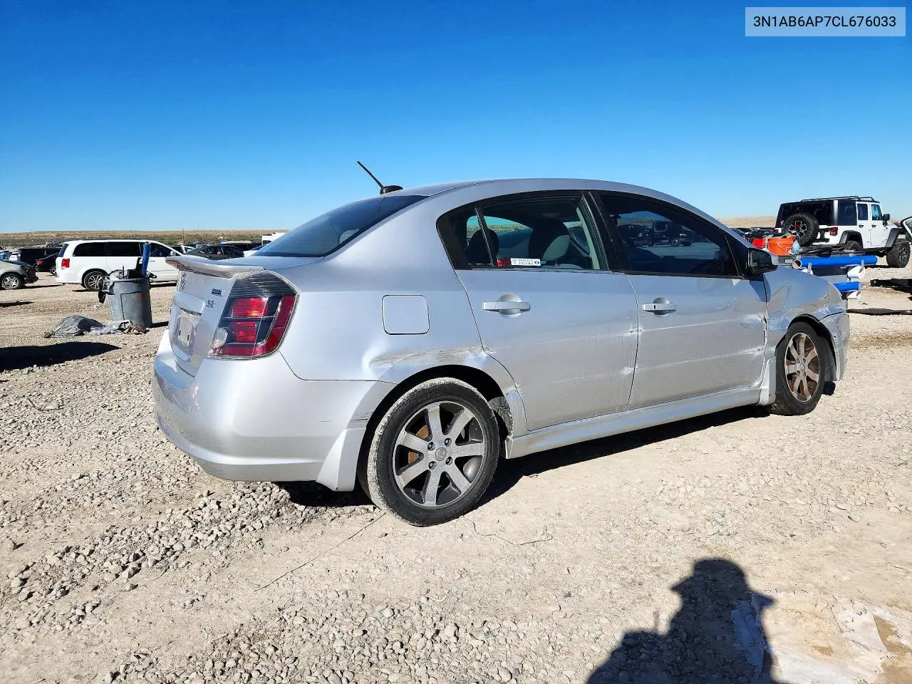 2012 NISSAN SENTRA VIN 3N1AB6AP7CL676033 — фото 3